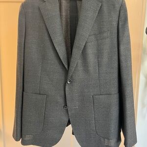 Like new suit jacket grey